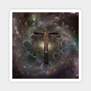 Crucified cyborg Magnet