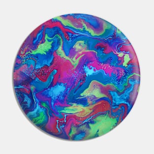 Marble Psychodelic Pin