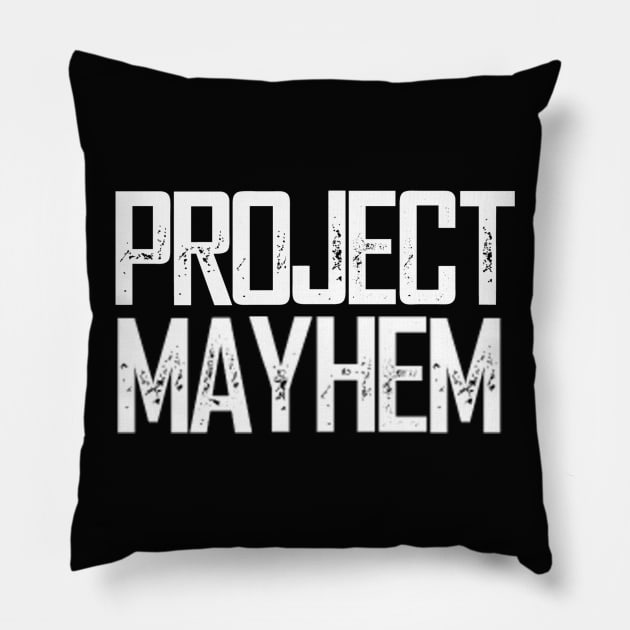 Project Mayhem. Pillow by NineBlack