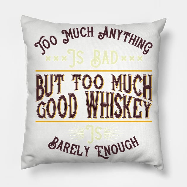 Good whiskey Pillow by Carlosj1313