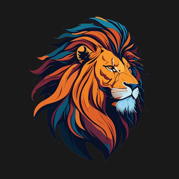 Lion Portrait by SpriteGuy95