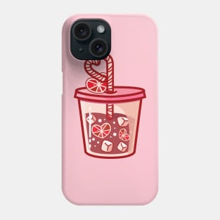 Love Valentine Soda Juice Clipart Phone Case