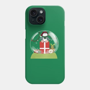 Penguin Snowglobe Phone Case