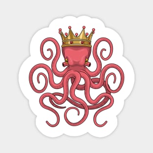 Octopus King Crown Magnet