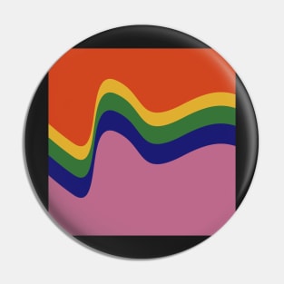 70s wave Pin