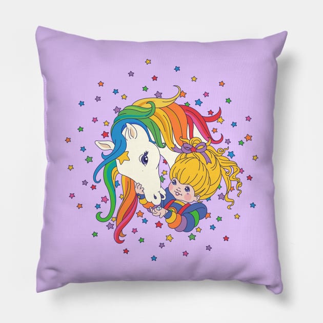 Rainbow & Starlite Pillow by Starberry
