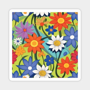 Floral pattern Magnet