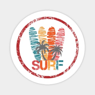 surf board, surf shirt, summer shirt, beach shirt Magnet