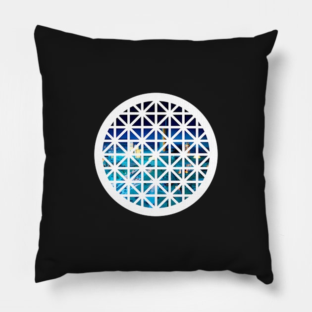 Progress City Spaceship Earth Pillow by FandomTrading