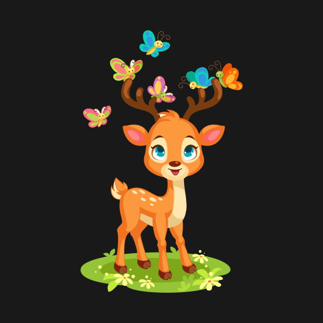 Cute Deer by King Tiger