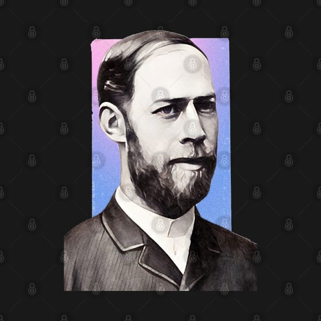 German Physicist Heinrich Hertz illustration by Litstoy 