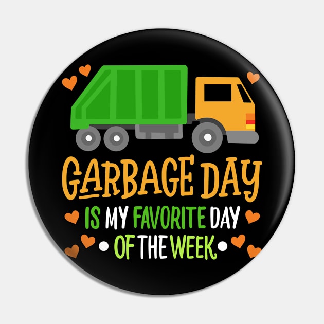 Garbage Truck Garbage Day Pin by KAWAIITEE