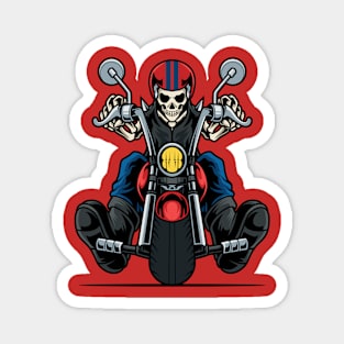 Skeleton rider Magnet