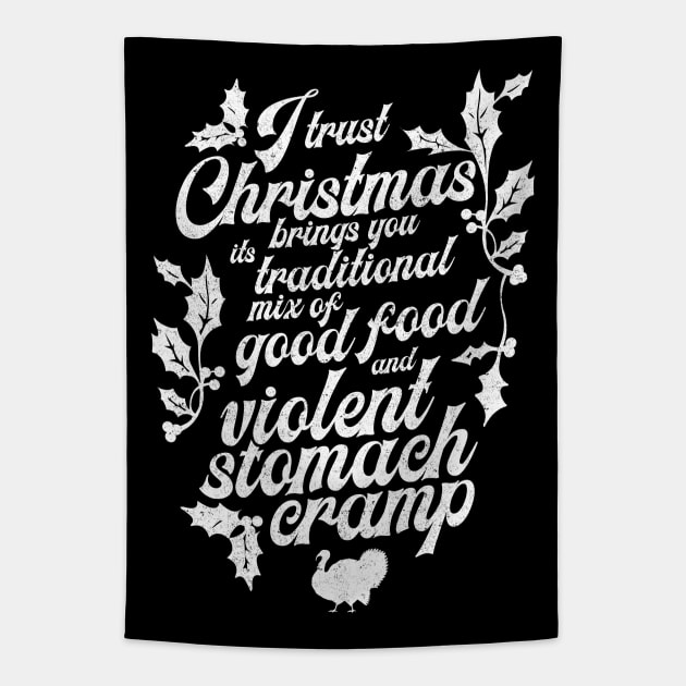 Blackadder Christmas quote Tapestry by BOEC Gear