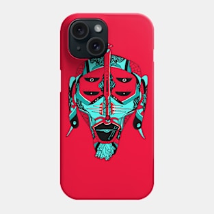 Turqred African Mask No 11 Phone Case