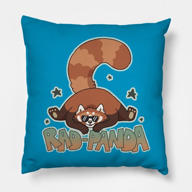 Rad-Panda Pillow by goccart