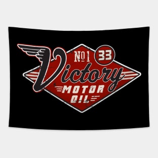 Victory Motor Oil Tapestry