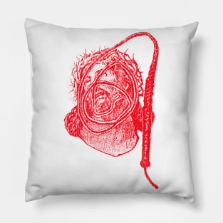 Jesus whip Pillow