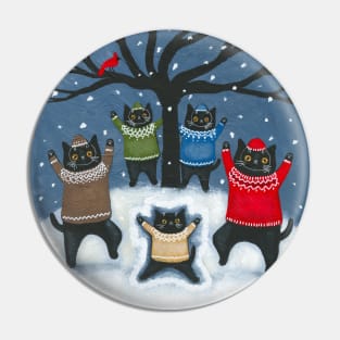 The Cats Celebration of Winter Pin