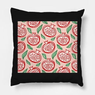 Juicy Summer Fruit Pattern Pillow