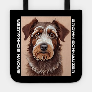 Brown Schnauzer Tote