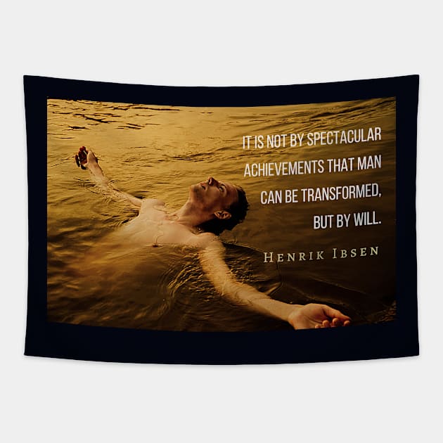 Henrik Ibsen Tapestry by artbleed