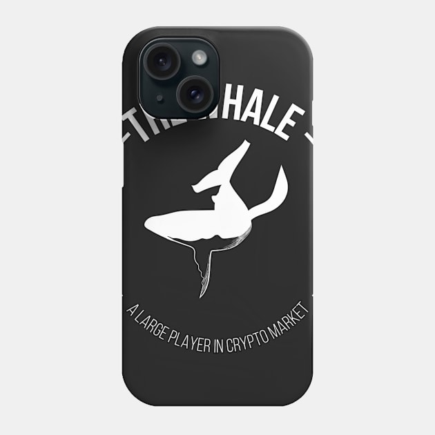 CRYPTO WHALE Phone Case by Claudiaco