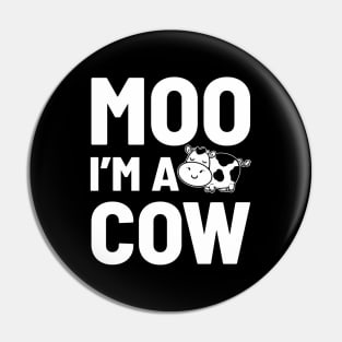 Cow Moo Halloween Costume Pin