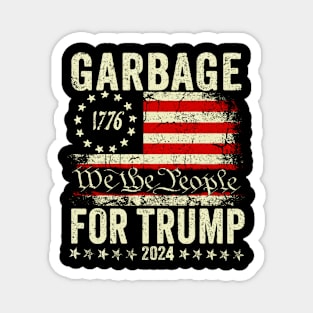 garbage for Trump 2024 Magnet