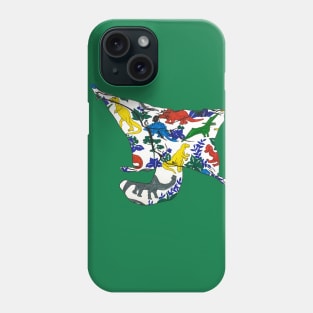 Flying Squirrel Dinosaur Blanket Phone Case