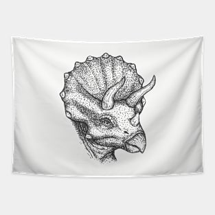 Triceratops Portrait Tapestry