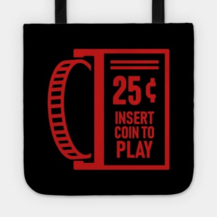 Insert Coin To Play Retro Arcade Gamer Tote