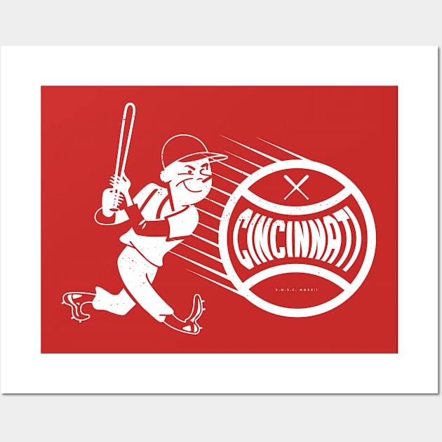 Throwback Cincinnati Baseball T-shirt Vintage-style Reds 