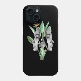 Surreal Floral Collage Art Phone Case