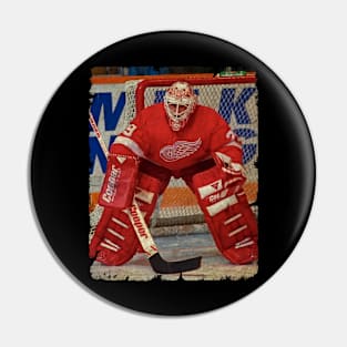 Mike Vernon, 1997 in Detroit Red Wings (2.40 GAA) Pin