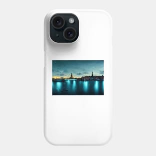 Neon Copenhagen City Skyline Neonlight / Copenhagen,Denmark Phone Case