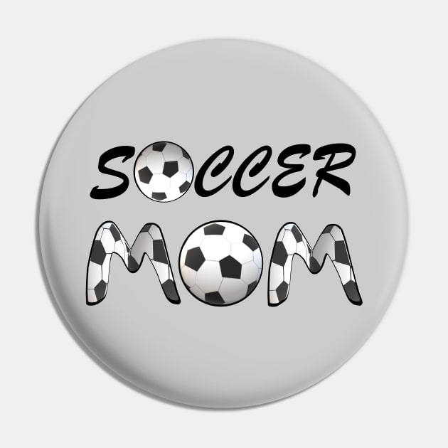 Soccer Mom. Soccer Balls and Black and White Soccer Patterned Letters. (Silver Gray Background) Pin by Art By LM Designs 