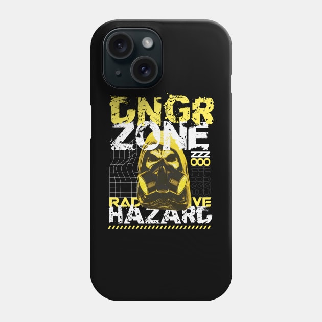 Danger Zone Radioactive Hazard Phone Case by RadioaktivShop