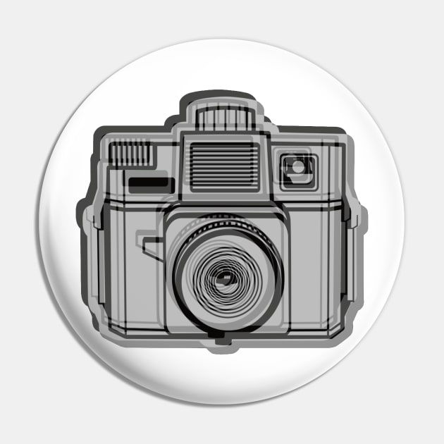 I Still Shoot Film Holga Logo - Black Pin by istillshootfilm