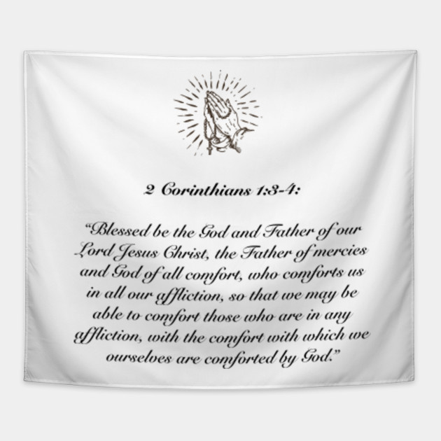 2 Corinthians 1 3 4 Bible Verse Arazzo Teepublic It
