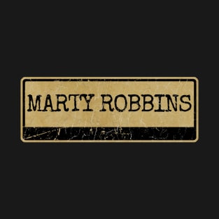 Aliska, text black retro - Marty Robbins T-Shirt