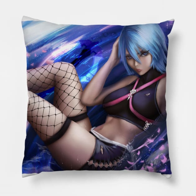 Aqua Pillow by asteltainn