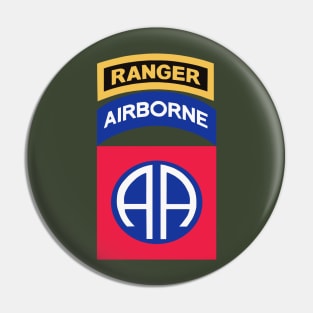 82nd Airborne Ranger Pin