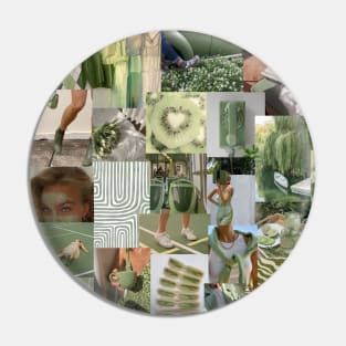 sage green collage Pin