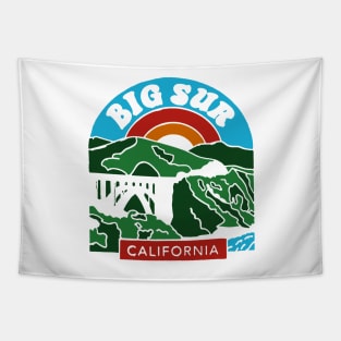 Big Sur California Decal Tapestry