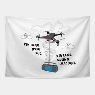 Fly High with the Vintage Sound Machine Tapestry