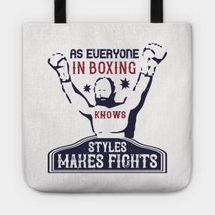 As everyone in boxing knows, styles makes fights Tote