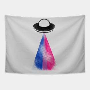 Gaylien Bisexual Pride UFO Tapestry