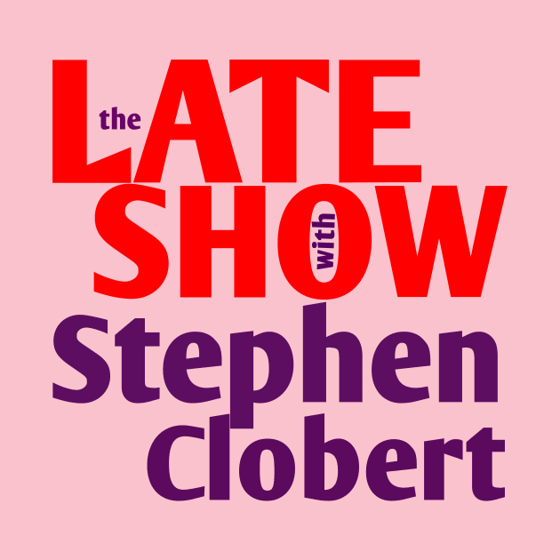 The late show Stephen Colbert by Younis design 