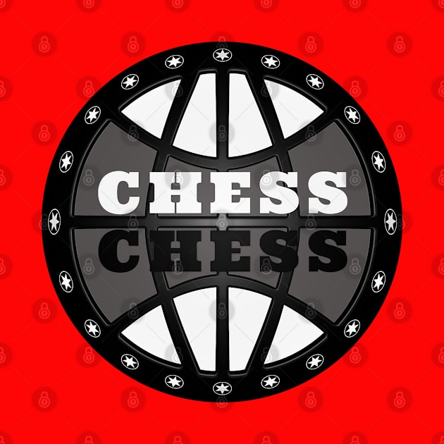 Chess Logo in Black and White by The Black Panther